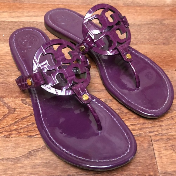tory burch purple sandals